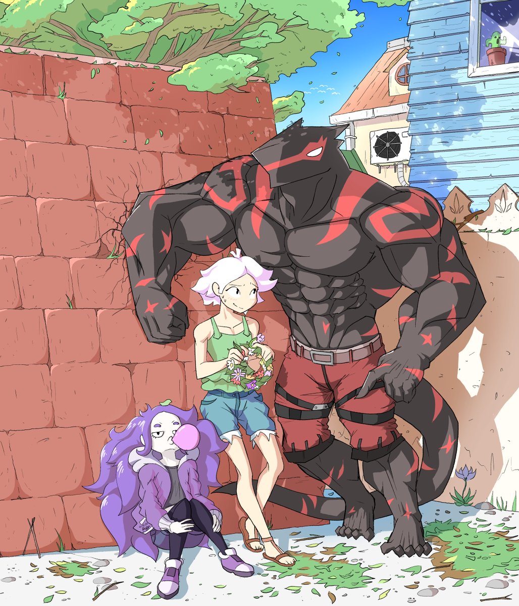Summer has come and that wall didn't last long.
#OC #OriginalCharacter