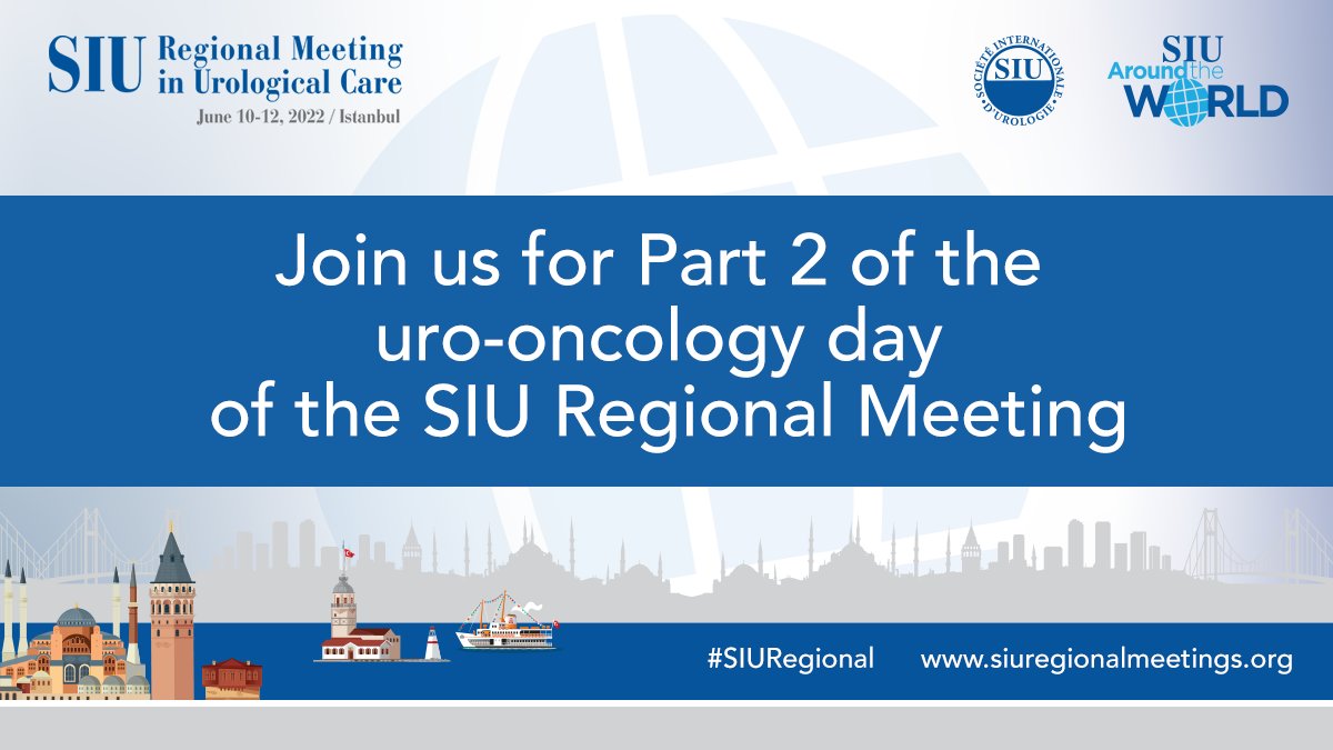 SiuRegional's tweet photo. Want to learn all about the latest updates on #bladdercancer diagnosis and treatment? Join our international faculty for part 2 of the uro-oncology day of #SIURegional: https://t.co/ao7TKxtPZc  #SIUWorld #urooncology #urology #oncology https://t.co/BlEiUW6S5M