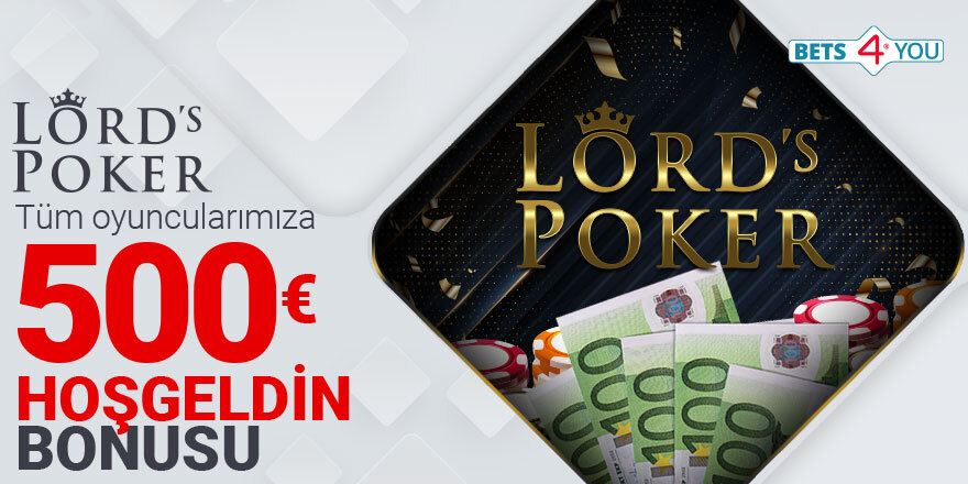 ✨Lord's Poker'de Bonus Yağmuru!
✨500€ Hoşgeldin Bonusu!
✨Canlı Poker Bets4you'da!
👇Hemen Şansını Dene! Link Bio'da..