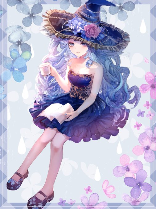 雨の日のtwitterイラスト作品