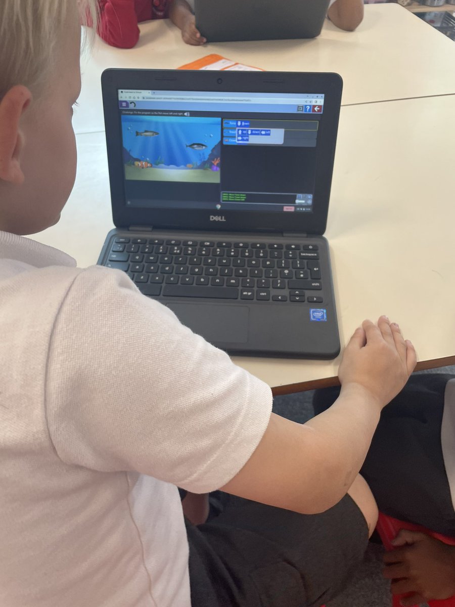 MissMcCCTS's tweet image. This week in computing, year 1 began learning how to code. We gave fish instructions to move around the ocean on @purpleMash! We absolutely love using the chrome books💻 #ctscomputing @MissWCTS @MrSaddlerCTS @headcherrytree