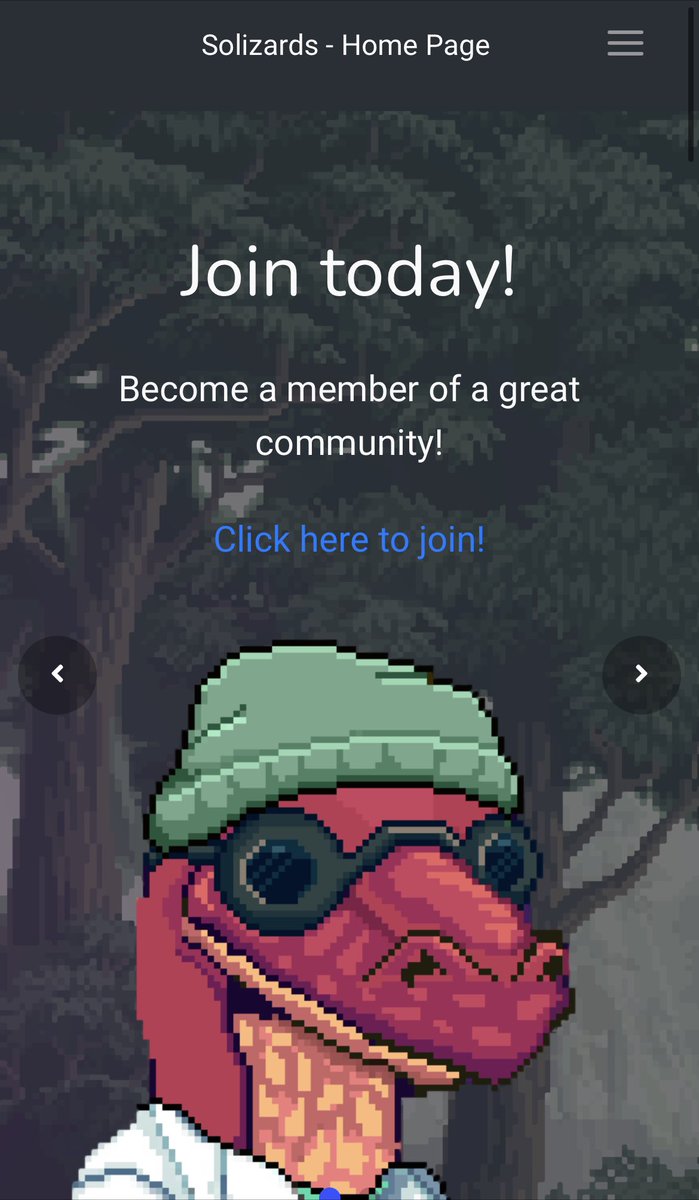 SolizardsNFT's tweet image. Website ✔️

Please check it out !

solizards.eu