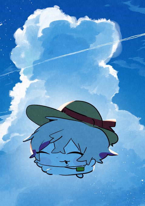「瞑目 飛行機雲」のTwitter画像/イラスト(人気順)