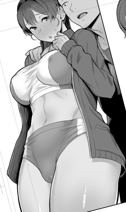 本日の進捗絵。まだまだトーン作業中… 