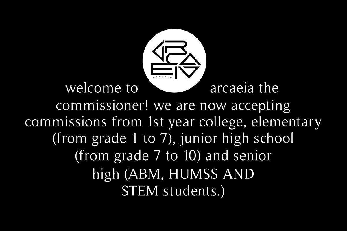 arcaeiacomms_'s tweet photo. โท welcome to arcaeia the commissioner !ยก ๐
โฟ open every day
โฟ with negotiable rates
โฟ this tweet includes service offered, terms & conditions, price list, inquiry form, and grade proofs.
#arcisbusy for proofs
#arclegitimacy for feedbacks
#arcslotsupdate for avail slots https://t.co/v7ByVkOZJz