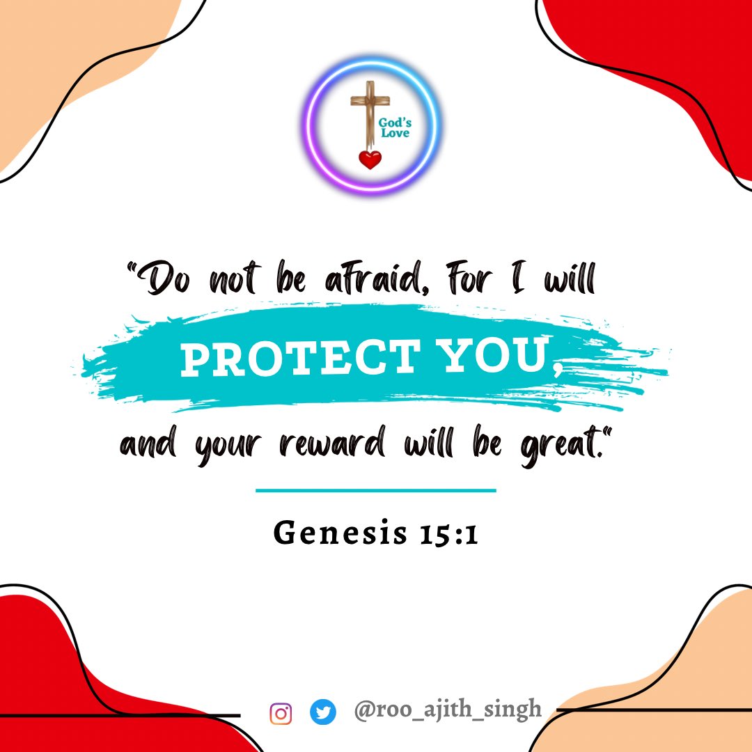 roo_ajith_singh's tweet image. This is what Lord said to Abram, he believed the Lord and God rewarded his Faith!

Have Faith, speak life into unseen situations and your reward will be great. Then you will know it came from our Big God who is Gracious and Faithful till the end. 

Shalom to you in Jesus name!