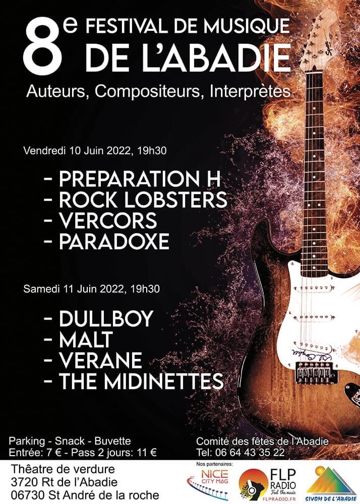 fabrice_lana's tweet photo. Hier soir belle reprise du festival de l’abasie après 2 ans d’absence
Belle reprise ce soir c’est la dernière date avec 4 groupes #DullBoy #Malt
#verane #themidinettes rdv à 19h30 https://t.co/WWf6lKFwzL