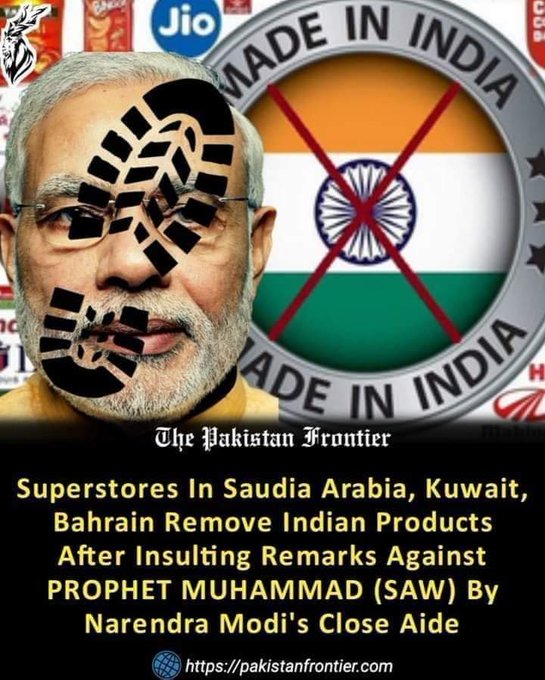 a_birkland's tweet photo. Don’t TEST Muslims with Beloved Prophet Muhammad (PBUH)! Allah directly handles that very issue, &amp; you’re done! 😏
#OurProphetOurHonour #ArrestNupurSharma #ArrestNaveenJindal #BoycottIndianProducts #BoycottIndia #BycottIndianProduct #Islamophobia @narendramodi #ModiShamesIndia https://t.co/W246HKYZrK