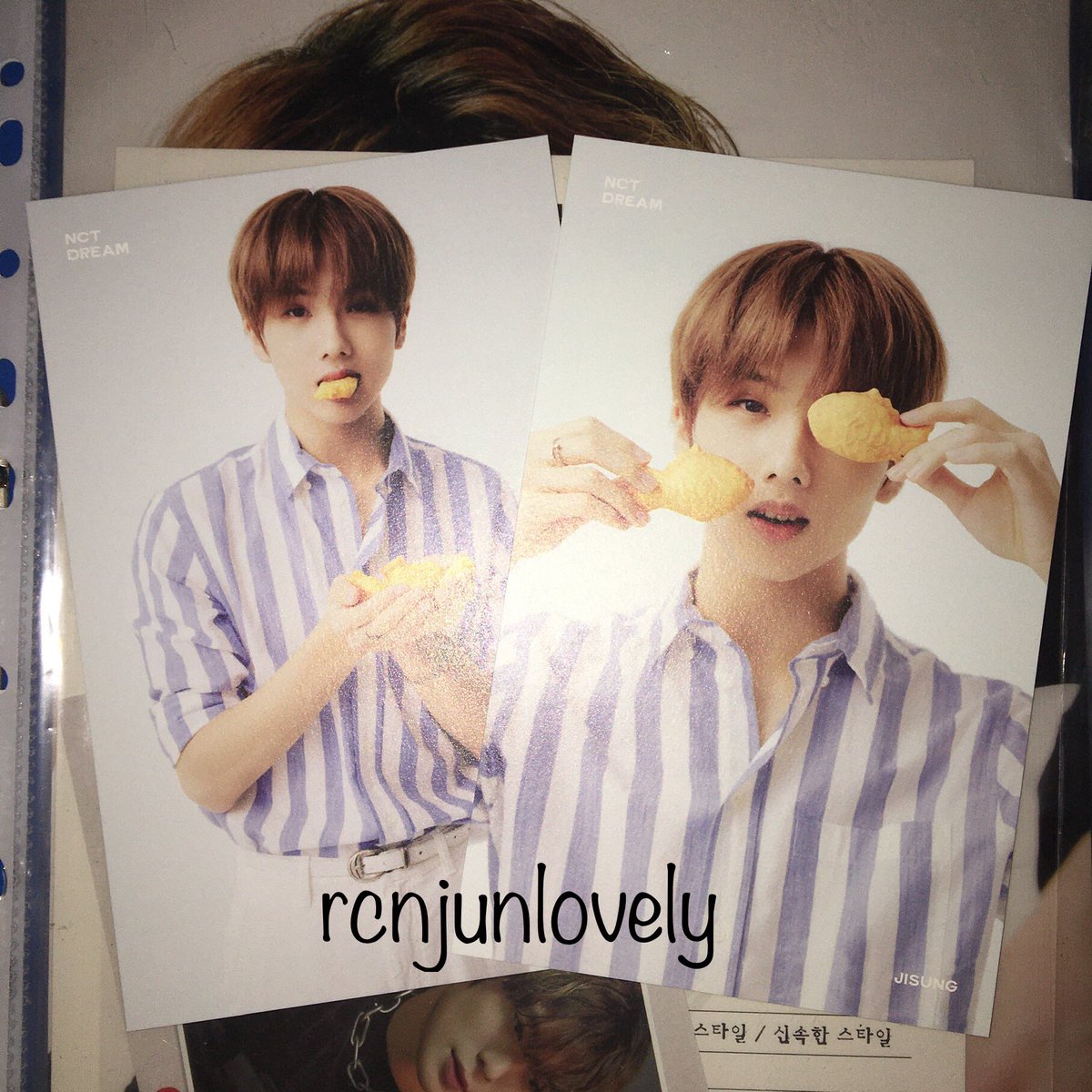 rcnjunlovely's tweet photo. @sellkpopfess jisung postcard season greetings 2022 https://t.co/BjNYgACFCs