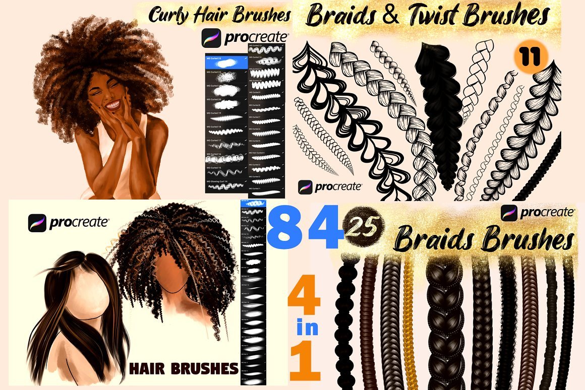 procreatebrush's tweet photo. Check out our new collection of #hair #procreatebrushes #naturalhair #braids #procreate
https://t.co/trDtD7gkK6 https://t.co/FgSNSOrkFg