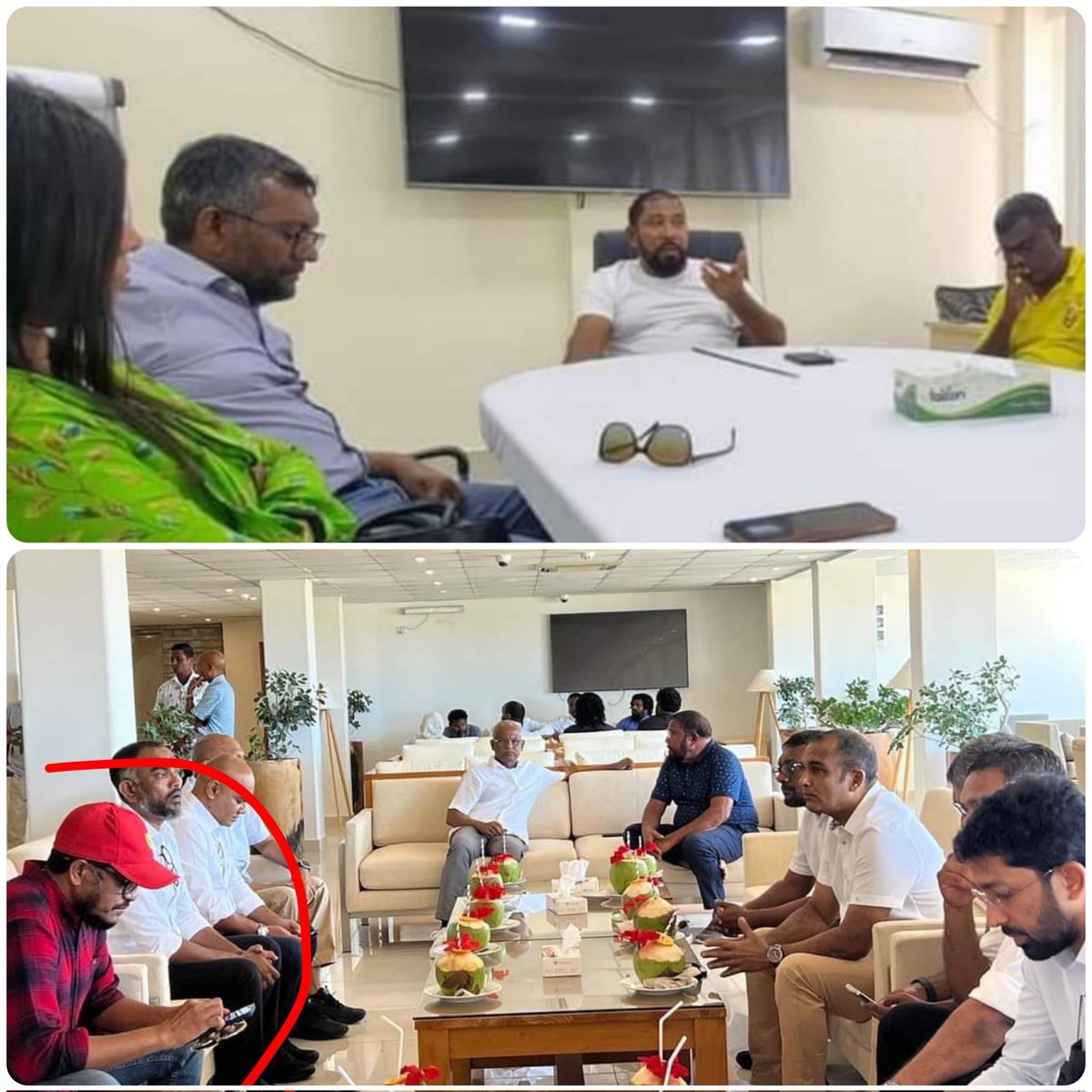 MDPVaikaradhoo's tweet photo. ތަފާތު ފެންނަން ފަށައިފި. އެމްޑީޕީގެ އެންމެހާ އަސާސް ތައް ގެއްލިމިދަނީ . https://t.co/zxQB3duGzq