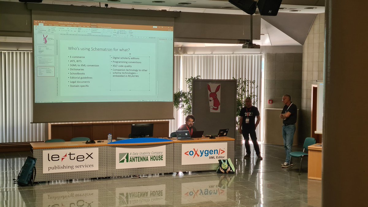 klakegg's tweet photo. It's time for the most important meetup for Schematron users this year. Looking forward to talks and discussions. #xmlprague #schematron https://t.co/eVLAx2SgkC