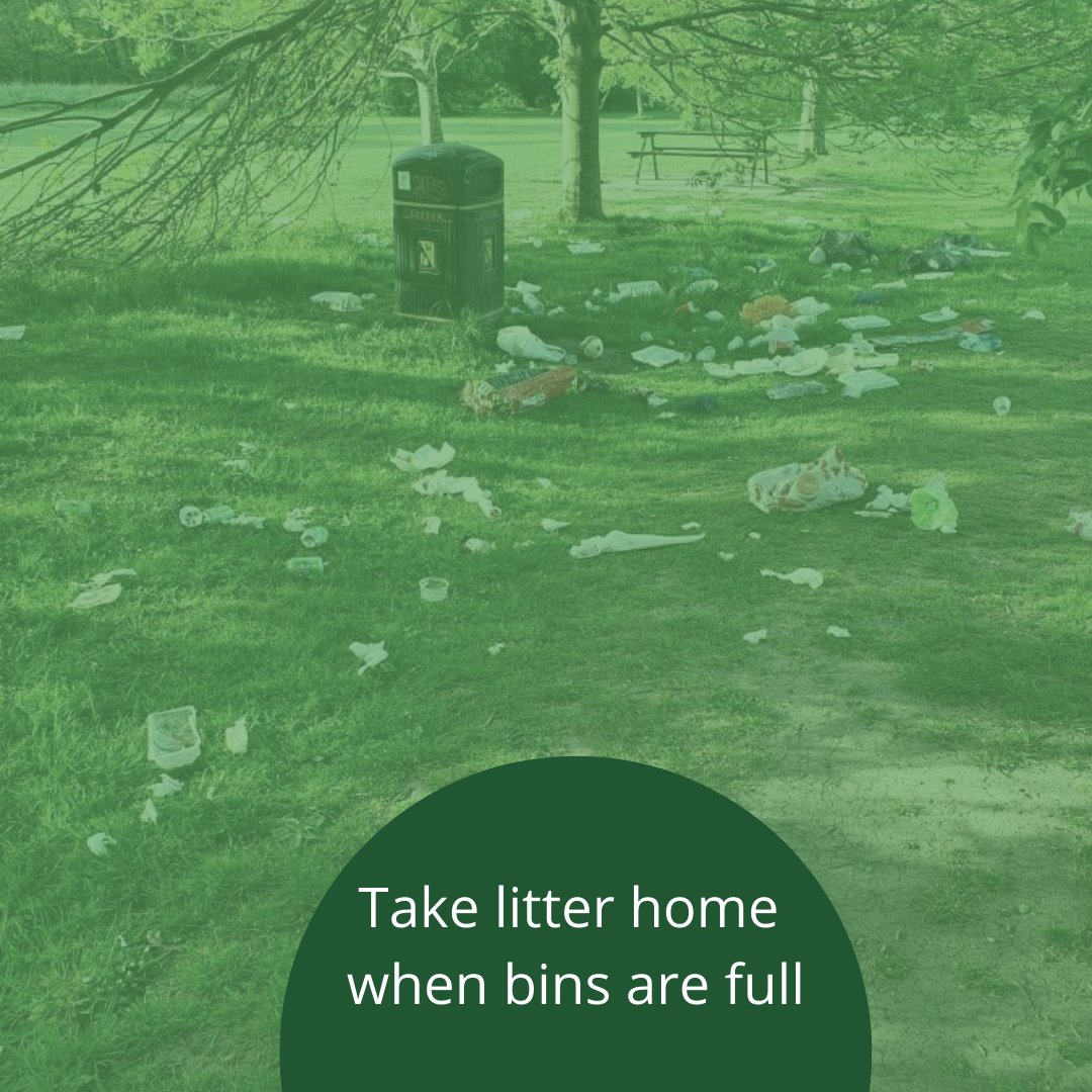 Parks are for everybody to enjoy and they are even more enjoyable when clean and tidy. We have installed new bins in open spaces and will collect them as soon as we can.  Help us #stoplitter #respect #protect the environment.
