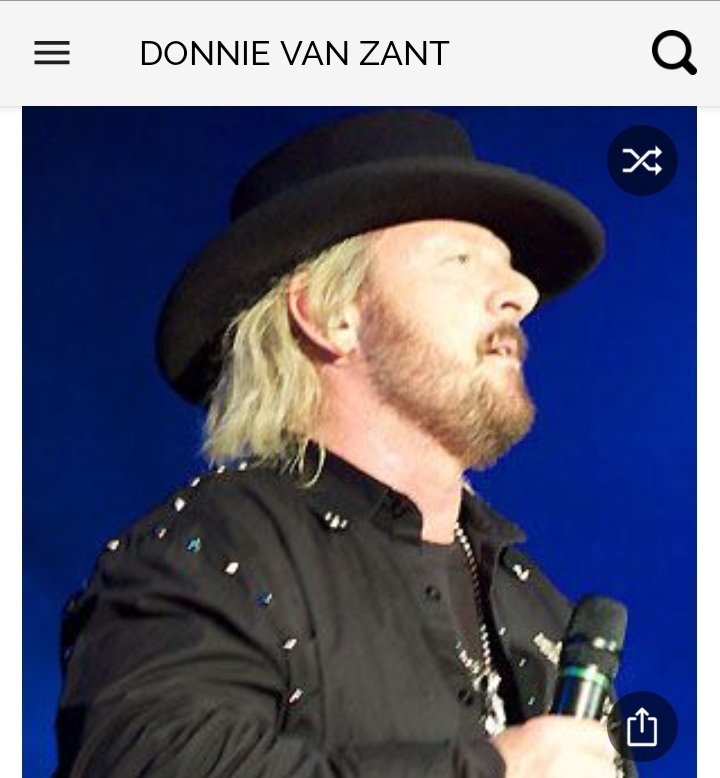 Happy birthday to this great country singer from 38 Special. Happy birthday to Donnie Van Zant 