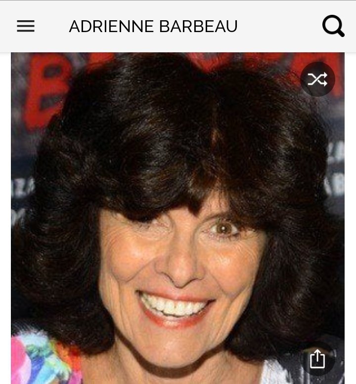 Happy birthday to this great actress.  Happy birthday to Adrienne Barbeau 