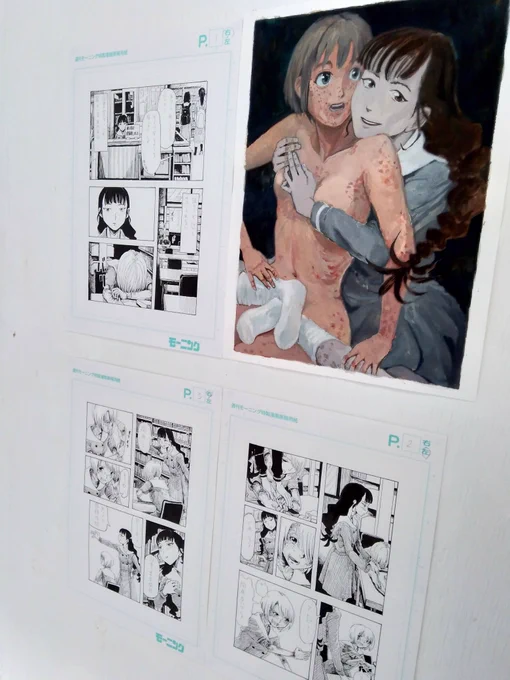 もぐこんさんの原画展、素晴らしかったです。もぐこんさんの肉筆生原稿は情報量が多くて、ずっと眺めていられました。小池さんの応援ライブ、めちゃくちゃかっこよくて痺れました。
TOUTEN BOOKSTOREさんでの原画展は18日まで。お近くの方は是非! 