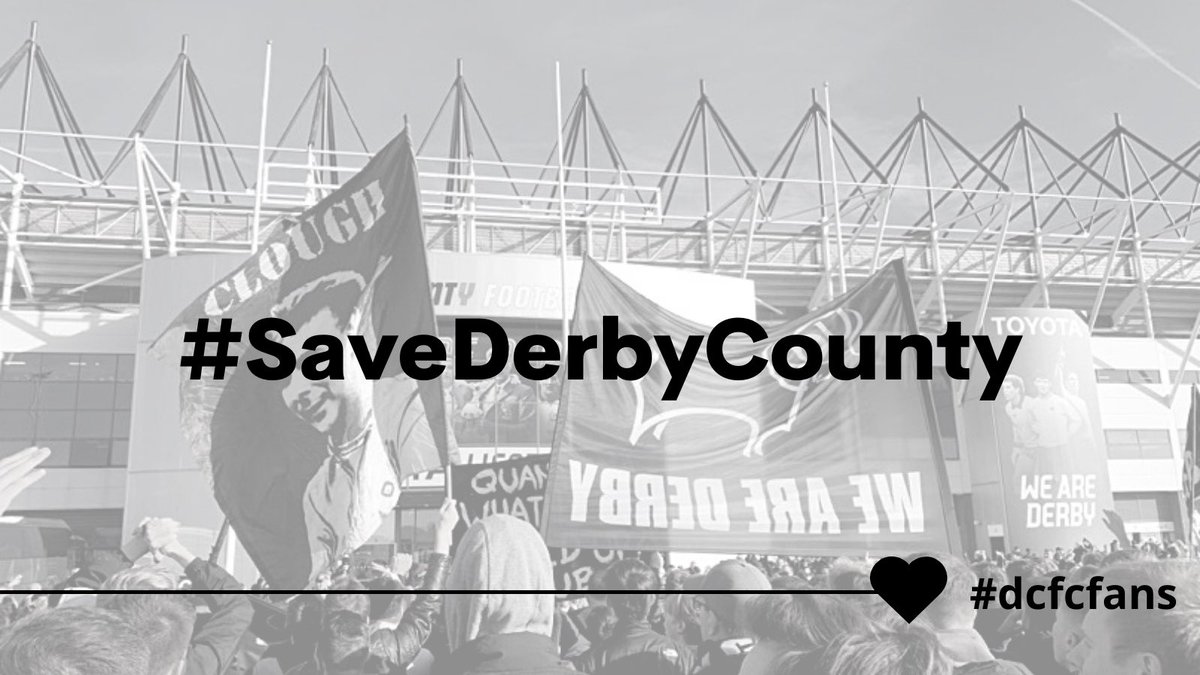 #SaveDerbyCounty #dcfcfans 
🖤🐏🤍👇🏼