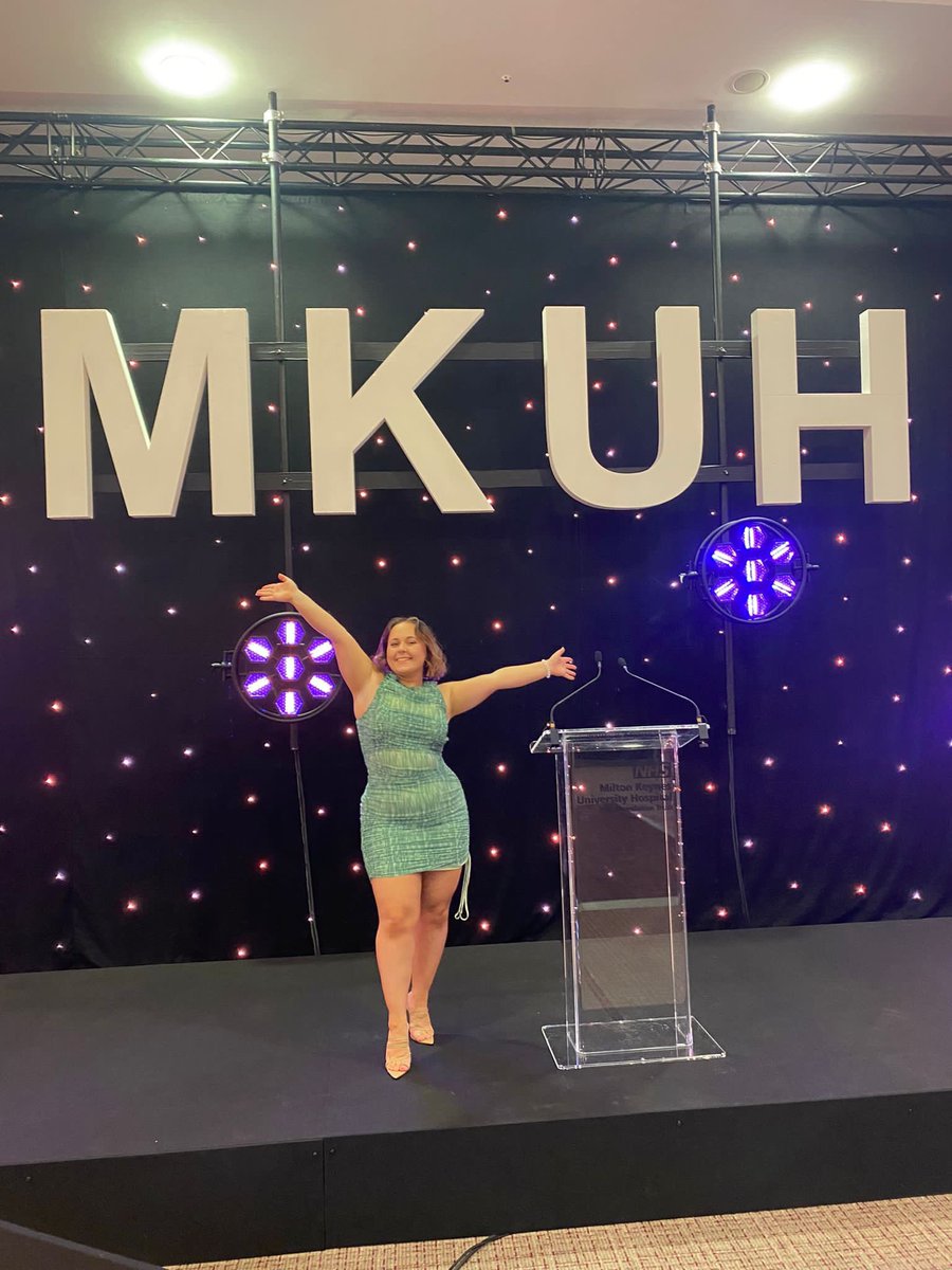 NHSAlice's tweet photo. Last night we were back in business with the #MKUHAwards22, it was wonderful to see so many people in the room together again. Could not have done it without my fantastic team @cara_crotty @sam_holden @Jacob_Prichard @alisonmarlow62 ❤️ https://t.co/wCABHrZf4K