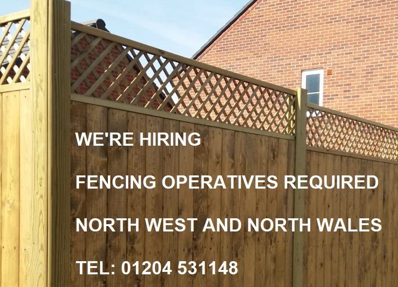 ConnaughtSec's tweet photo. Connaught are looking for fencing operatives with immediate start for work in the North West and North Wales.

Good rates of pay 
Van (if required)

Must have own tools and preferably CSCS card. 

Interested? 
Email - info@connaughtsecurity.co.uk 
Call - 01204 531148 https://t.co/P0PGp47ZEe
