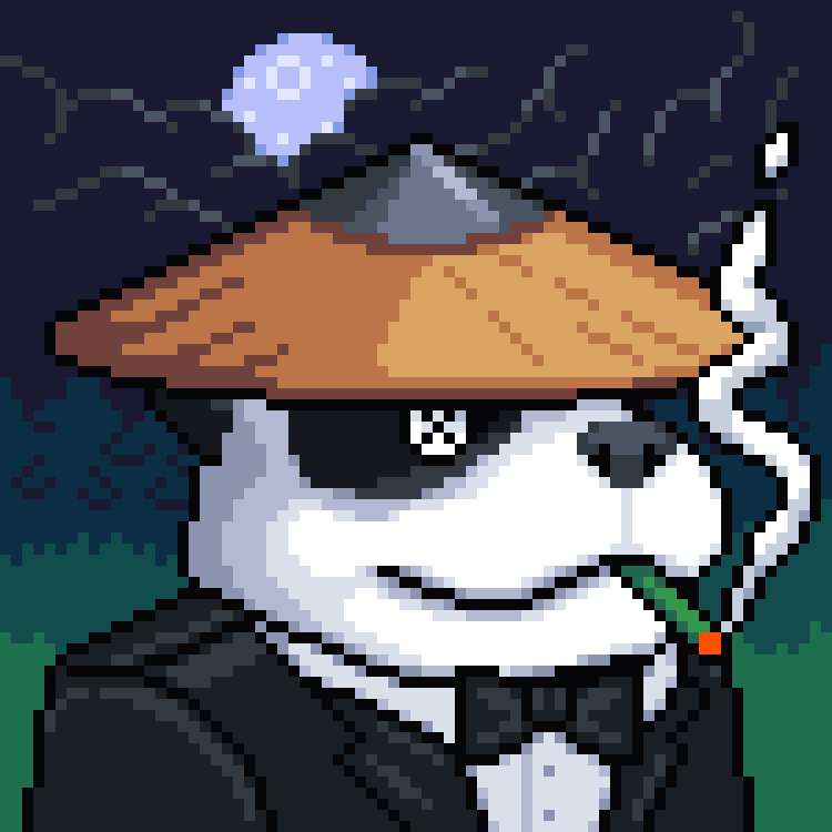 swencessi's tweet photo. Ladys and gentlemen.....please welcome my handsome #OGPanda #RiceHatPanda ready to the moon 🚀 using formal outfit #TuxPanda https://t.co/vcYjRUgVOG