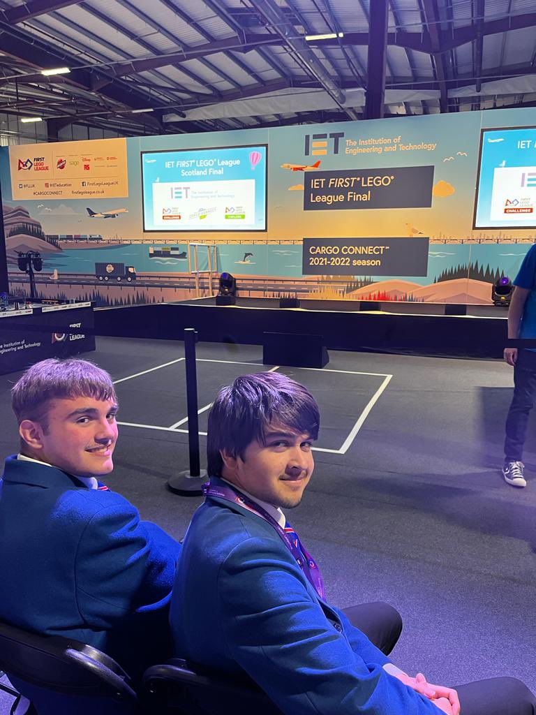 chilli_kd's tweet photo. @FLLUK The boys are waiting for the opening ceremony #excited #KINGDOMOFBARTHANIA #CARGOCONNECT #FLLUK https://t.co/TcsVsgjAQf