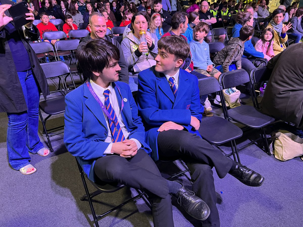 chilli_kd's tweet photo. @FLLUK The boys are waiting for the opening ceremony #excited #KINGDOMOFBARTHANIA #CARGOCONNECT #FLLUK https://t.co/TcsVsgjAQf