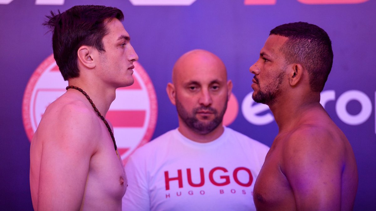 TheSniperAG's tweet photo. It's fucking fight day! Can't wait to get my belt today at #GFC16 in front of my people and fans! ⚔ 🇬🇪 https://t.co/4hglznXADe