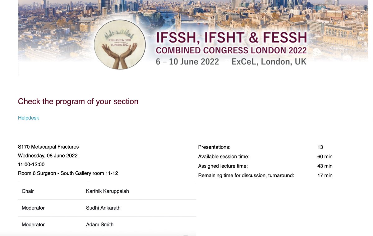 karthikkarup's tweet photo. Fantastic conference met a lot of friends after Covid... Pleasure to chair a session in the conference. Thanks to the organising team at FESSH, IFSSH and BSSH for making this event a huge successโฆ
#BSSH #IFSSH #FESSH #Hand #wrist #orthopaedics https://t.co/FBiMVKJ2Qs