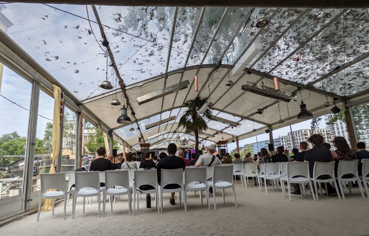 socksy's tweet image. really nice venue for #clojureD 2022
