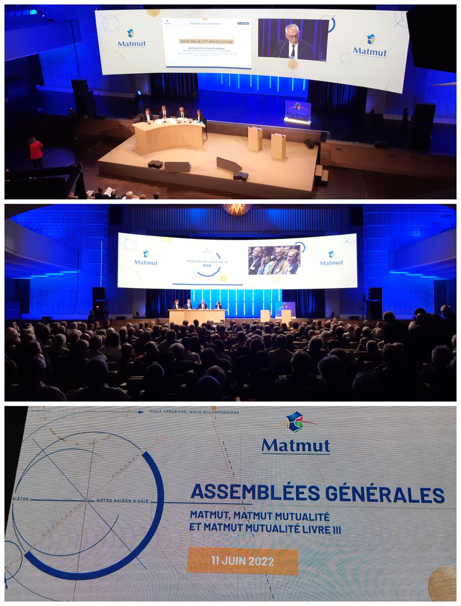 OstynOlivier's tweet photo. #AG2022 @Matmut . Allocution du Président @Ch_Bourret #délégués #mutualisme #conseildaministration @NicolasGomart @vfourneyron @genevieveleguillon. Un moment fort dans la vie du Groupe https://t.co/AxrsPzMc6x