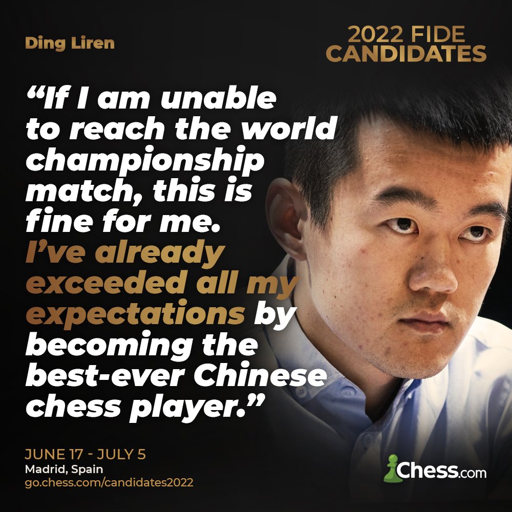 Chess.com - India on X: Ding Liren! #FIDECandidates   / X