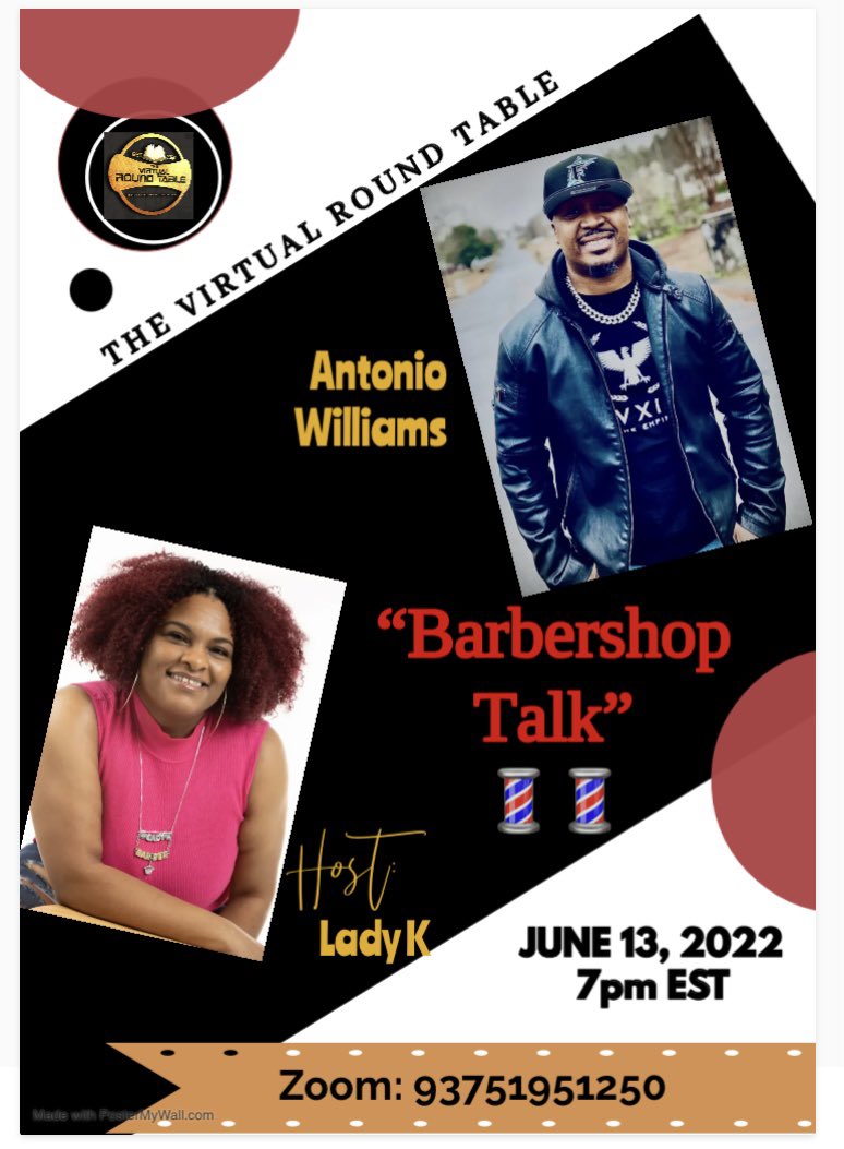 Connect with me this Monday at 7pm EST at the Virtual Round Table