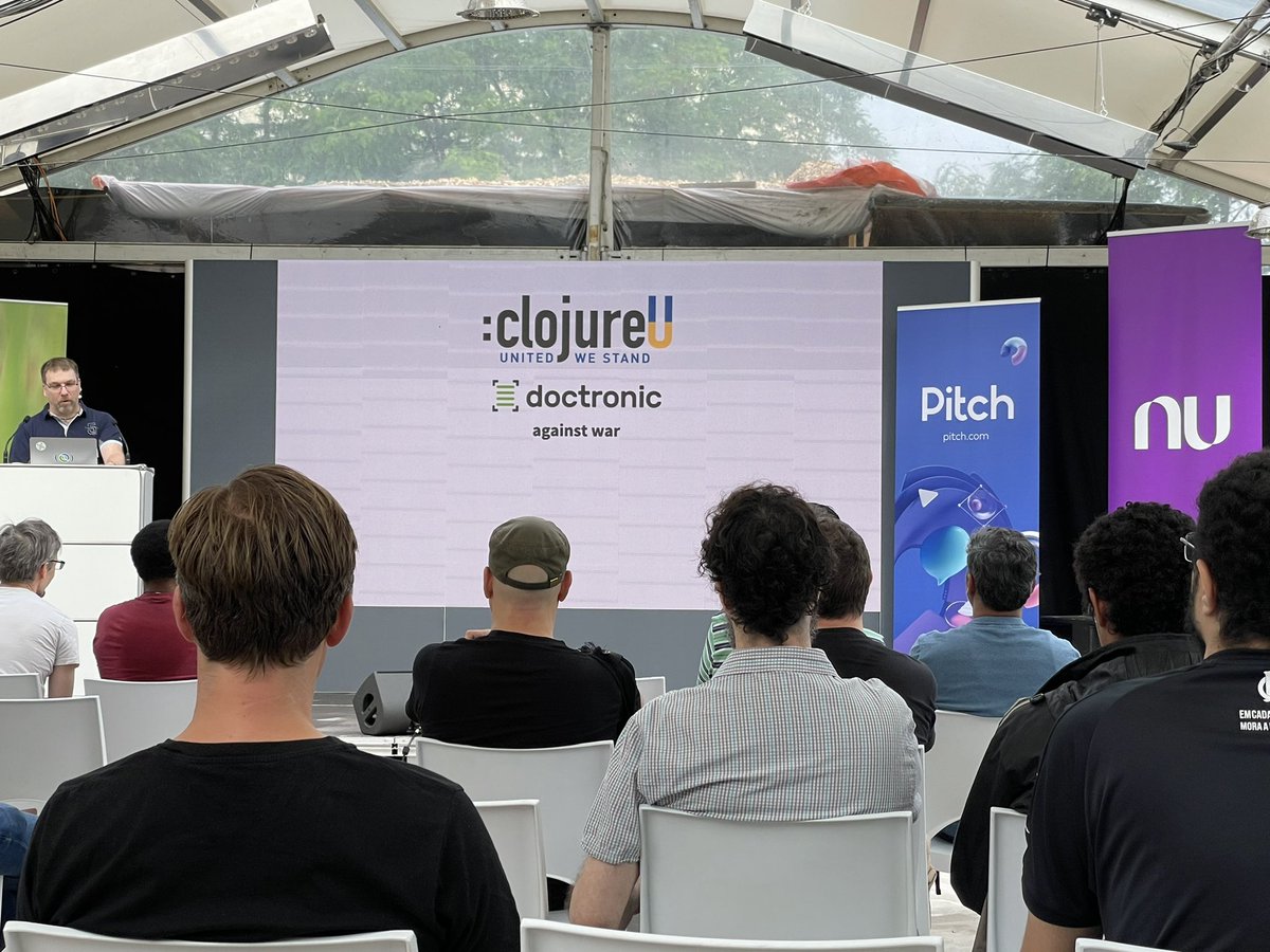 hans_conrad's tweet image. Excited to get started and love the rebranding! #clojure #clojureD -> #clojureU