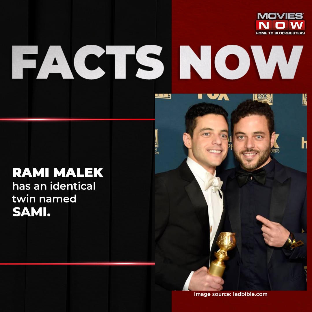 moviesnowtv's tweet photo. They may have similar-sounding names, but they are poles apart. Sami is a teacher and an educator, while Rami, as we know, is an award-winning actor.
#RamiMalek #SamiMalek #FactsNow #MoviesNow https://t.co/uKS1OuMxvE