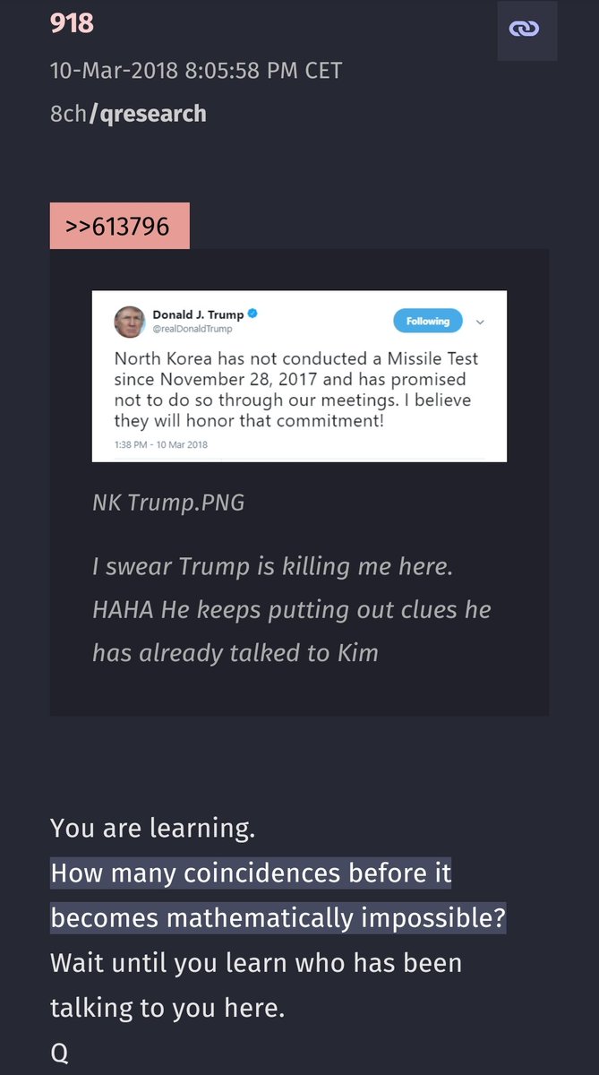 Stellar17Arya's tweet image. What are the chances?

The lab mouse publishes a tweet on 10 June - EST - with the EXACT same phrase as in Q 918 and Q 2467 (both drops with datestamp of the 10th).

Who IS Jikky?
"Wait until you learn who has been talking to you here."
🧐
#JikkyLeaks