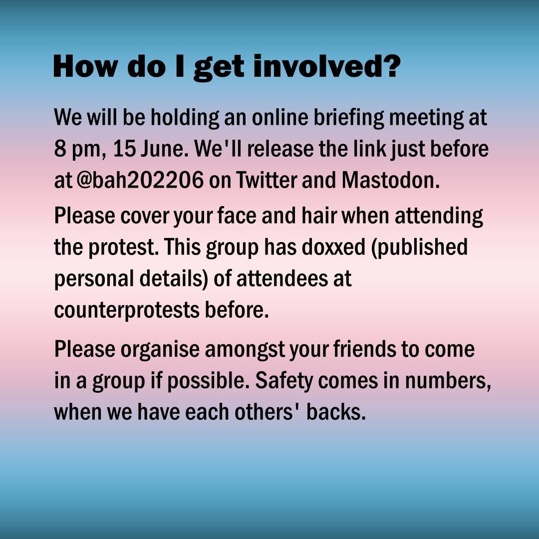SedDistro's tweet photo. [Bristol, UK]

Right Wing Bigot Posie Parker is trying to stir up hate once more. Local organisers in Bristol refuse to stand by.

#bristolagainsthate https://t.co/VMj1cGWxrJ