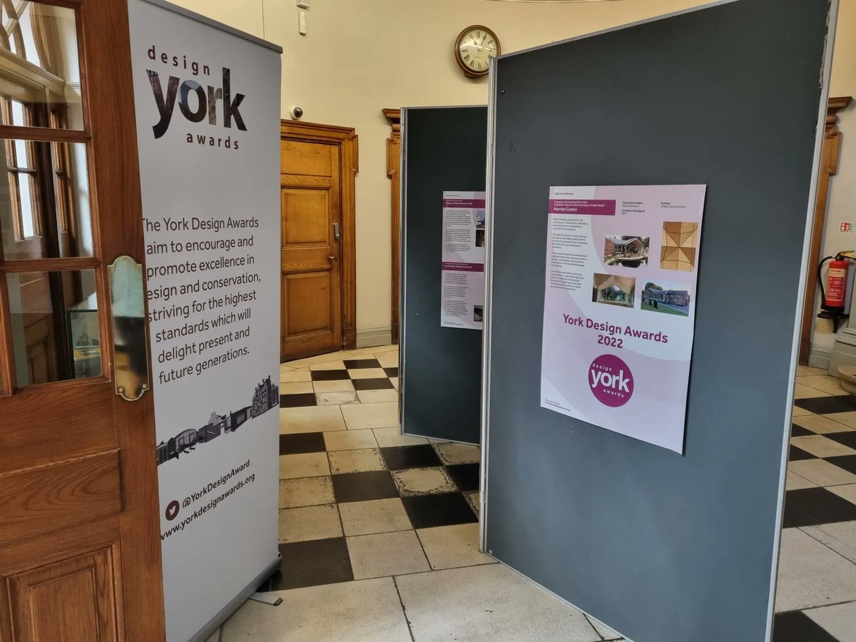 YorkDesignAward's tweet photo. The 2022 York Design Award entries are now on display for a week at @YorkLibrariesUK for you to cast your vote in @yorkpress People's Choice Award, and the Young People's Choice Award. Why not pop down this week, see all the entries and vote for your favourite. #property #york https://t.co/mA8pFgq8yc