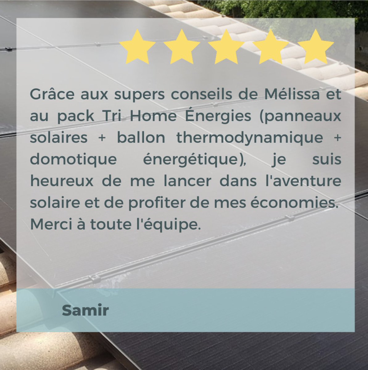 aplusenergies's tweet image. Découvrez le témoignage de Samir ! ⚡️

Comme lui, faites entrer le soleil chez vous ☀️

Pour découvrir nos réalisations : aplusenergies.fr/realisations

#enr #autoconsommation #relanceverte