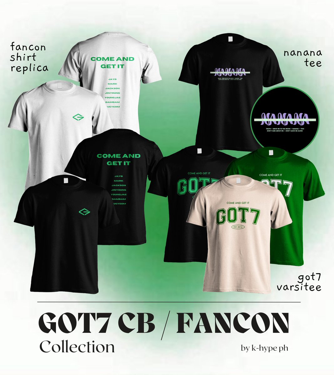 khype_ph's tweet photo. κ° help rt ; wts lfb ph κ±
got7 cb/fancon collection by @khype_ph
β° doo/dop: June 26
β° price: P150-P315 (see details below)
β° order form: https://t.co/o9UogkCG6J
βΆ GA event: mbf rt tag 3 moots; unli replies
βΆ prize: 1 item of choice
#GOT7 #IGOT7 https://t.co/og7P5Okd7B