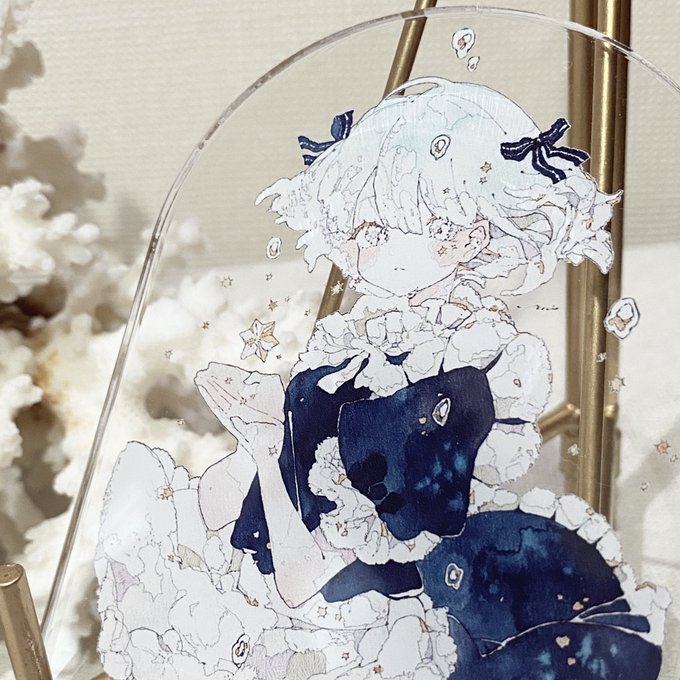 「𝓊𝓂𝒾 ✴︎ 個展『Salt』@umi_cryblue」 illustration images(Latest)