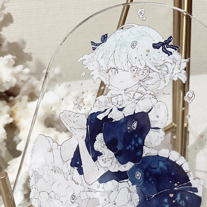 ◉umi new product
Acrylic stand figure [インディゴブルーで君をみつけて、] 