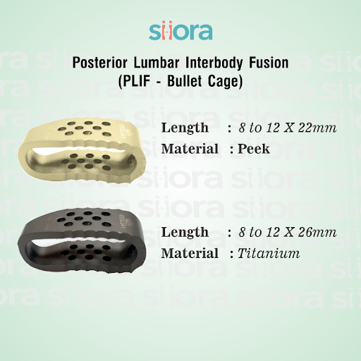 siorasurgicals's tweet image. Posterior Lumbar Interbody Fusion (PLIF - Bullet Cage) is used to maintain decompression and foraminal height during spinal fusion.
siiora.com/product/poster…

#siorasurgicals #PosteriorLumbarInterbodyFusion
#TraumaInstruments #orthoimplants #orthopedicimplants #traumaimplants