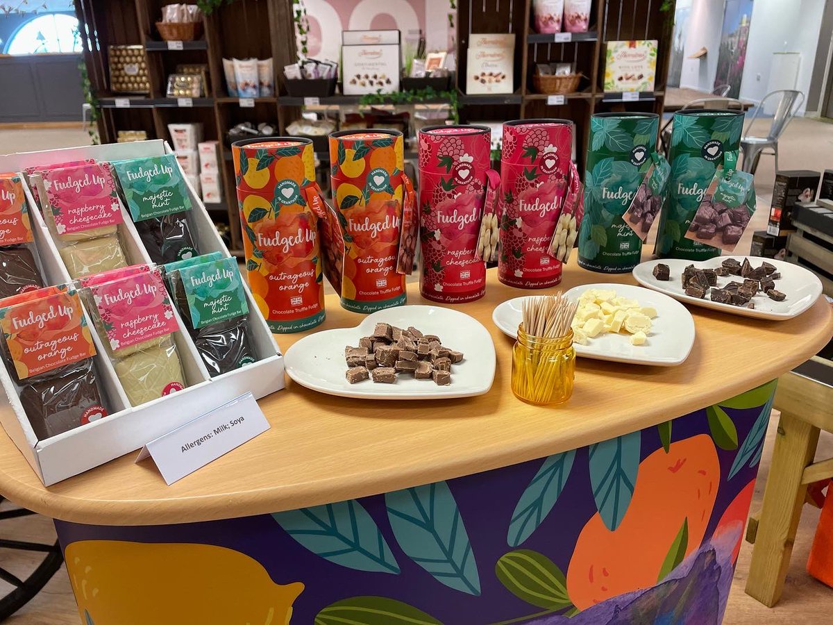 All set up upstairs at Downton Garden Centre in Grantham for our tasting event- why not pop along and say hello:)