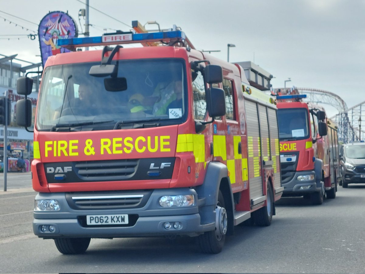 Hello there <a href="/LancashireFRS/">Lancashire Fire & Rescue Service</a> Enjoy the parade!