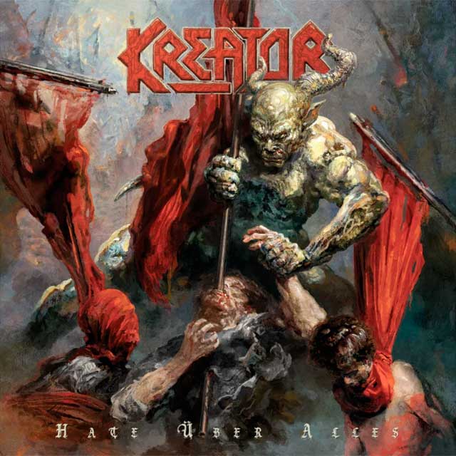 Now playing new #Kreator album. IMO their best release since 'Enemy of God.  Guitars & vocals levels are insane!! #HateÜberAlles #Metal2022