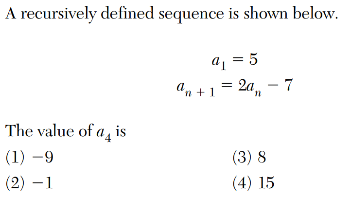 NewYorkRegents's tweet image. Algebra problem of the day