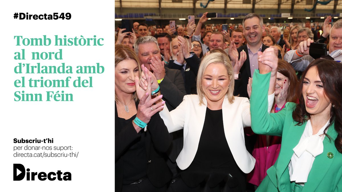 La_Directa's tweet photo. @albertmartnez @gemma_g_fabrega @dvdbou @cp_linaodena @resistimalgotic @SEPC_nacional @sepc_ubmundet @batec_cat @AlertaSolidaria #RODAELMON | La victòria del Sinn Féin als nord d'Irlanda beneeix la seva aposta per postular-se com un partit de gestió i amb un relat amb accent social, aparcant la carpeta de la reunificació
✍️Eudald Vilamajó
▶️https://t.co/TGlfapFkN9
#Directa549 https://t.co/U2eKAm0AkQ