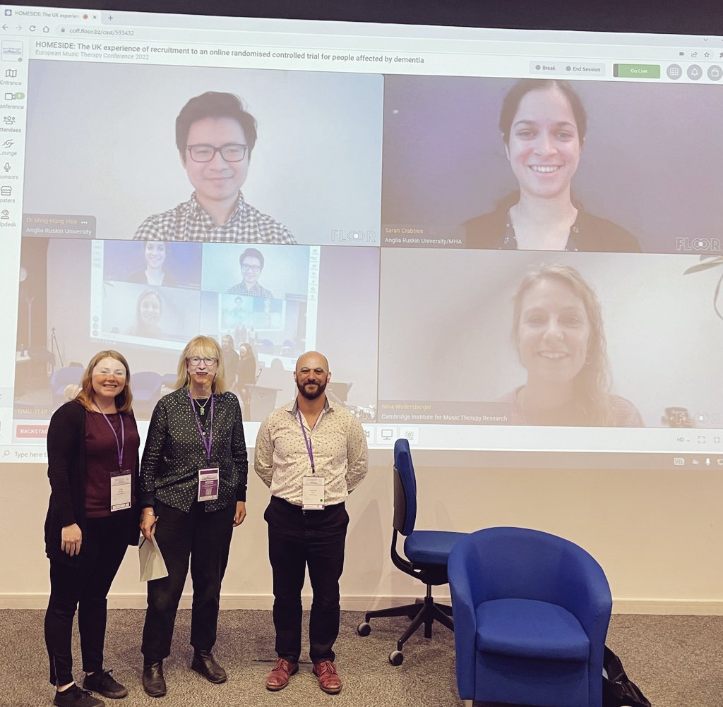 A pleasure to present with these amazing folks yesterday: the UK arm #HomesideStudy team! A fantastic and smooth hybrid experience - thank you to the #EMTC2022 organisers! 👏🏻 @HelenOdelMiller @DrMing_Hung_Hsu @JPool76 @NinaWollers @SarahCr77494310