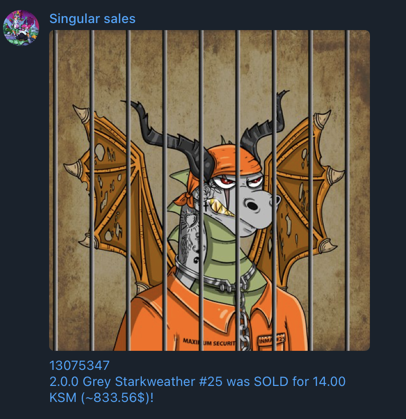 The <a href="/KusamaDragons/">KusamaDragons</a> soar to a FP of modest 25 KSM after 2 sales last night.

Are buyers adapting to the KSM price that isnt at 300$ anymore?
Are people waking up, that buying the people behind a project is the most important thing in NFTs?

Guess is: BOTH

🦍🤜🏿🤛🏿🐉

#reporting