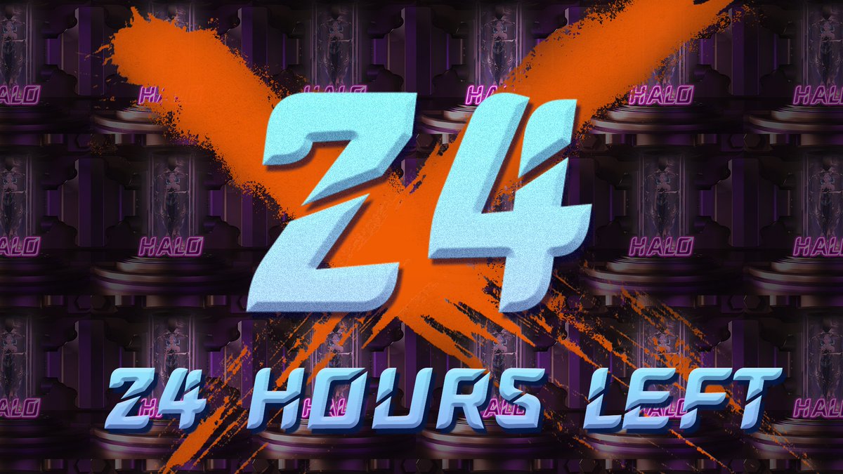 ✨𝐇𝐀𝐋𝐎 𝐑𝐄𝐕𝐄𝐀𝐋✨

HALOs, almost 24 hrs left to the reveal!!

⏰12:00 PM (UTC) 12th, June
📌halonft.art
#NFT #NFTProject #NFTCommunity #NFTArt